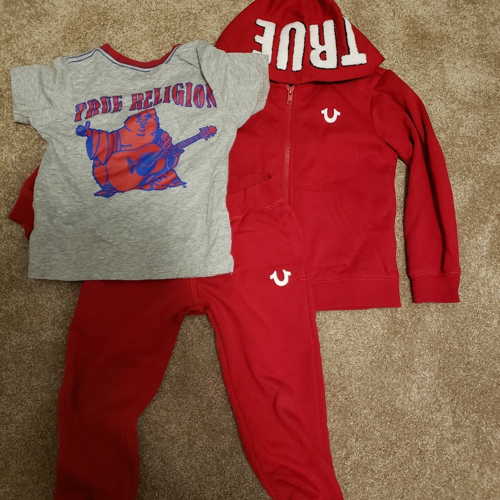 Boys Sz 4 True Religion Jogging Suit with